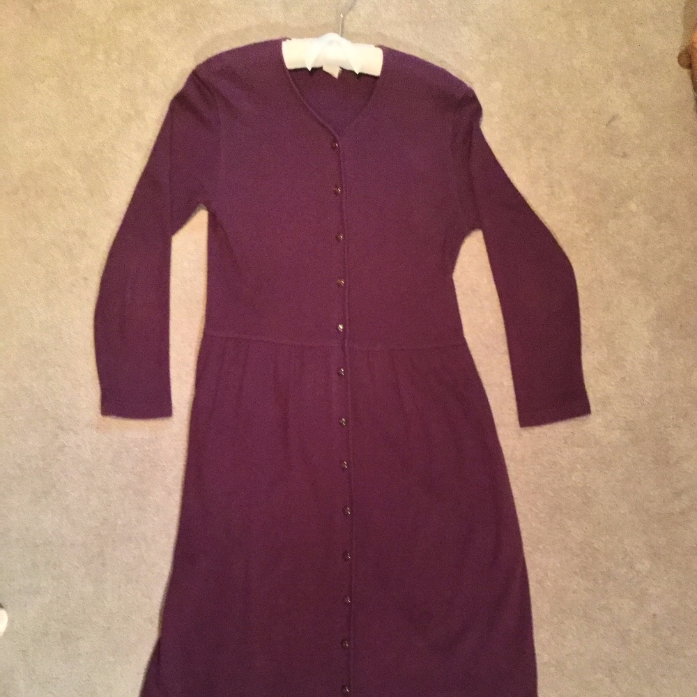 Norm Thompson Petite eggplant dress